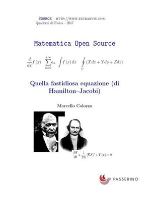 cover image of Quella fastidiosa equazione (di Hamilton-Jacobi)